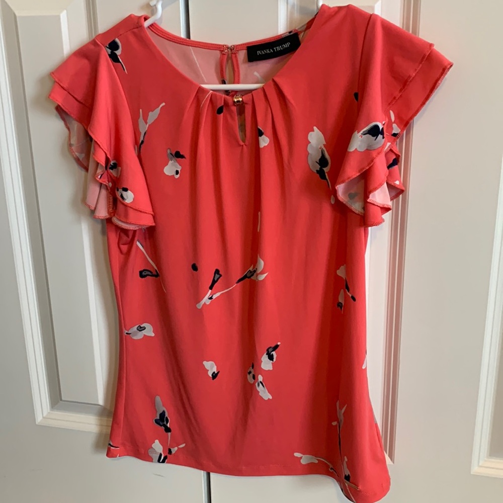 Ivanka Trump Pink Floral top